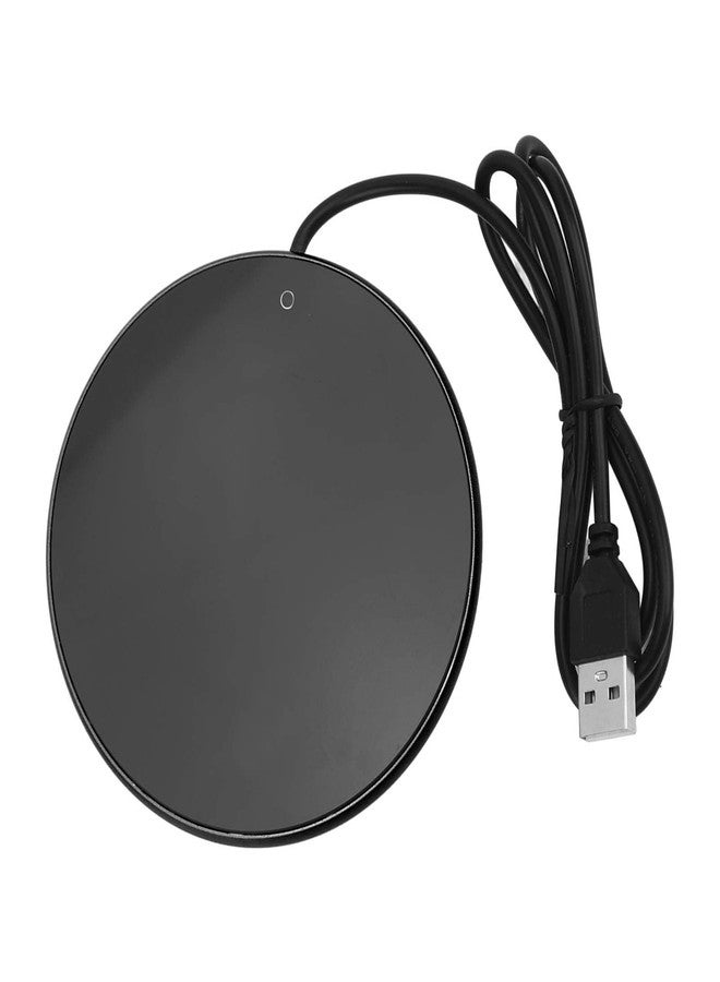 LiebeWH USB Coffee Mug Warmer with 55°C Constant Temperature Automatic Power Off Tempered Glass Panels for Home Office Use (Black), LiebeWHbeotmn9pvg-13 - Image 2