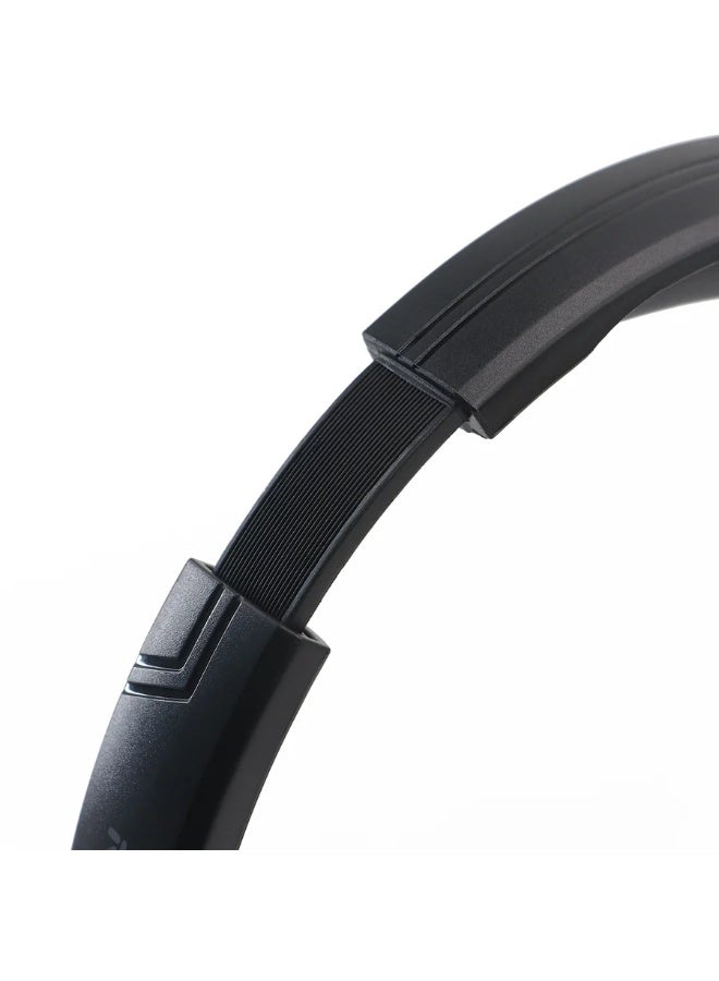 HP سماعة رأس DHE-8009 USB لمركز الاتصال - صوت ستيريو - تحكم مدمج في مستوى الصوت - زر كتم الصوت - ميكروفون واضح الصوت - Image 4