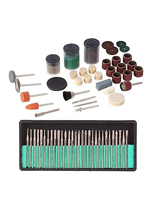 EPITECH MART - EPITECH MART 105PC Rotary Tool Accessories Kit Mini Drill Bit Set with 32mm Mandrel in Electric Drill with 30pc Diamond Burrs Bur Bit Set Diameter Rotary Tool Drill Bit Ceramics Glass - Image 1