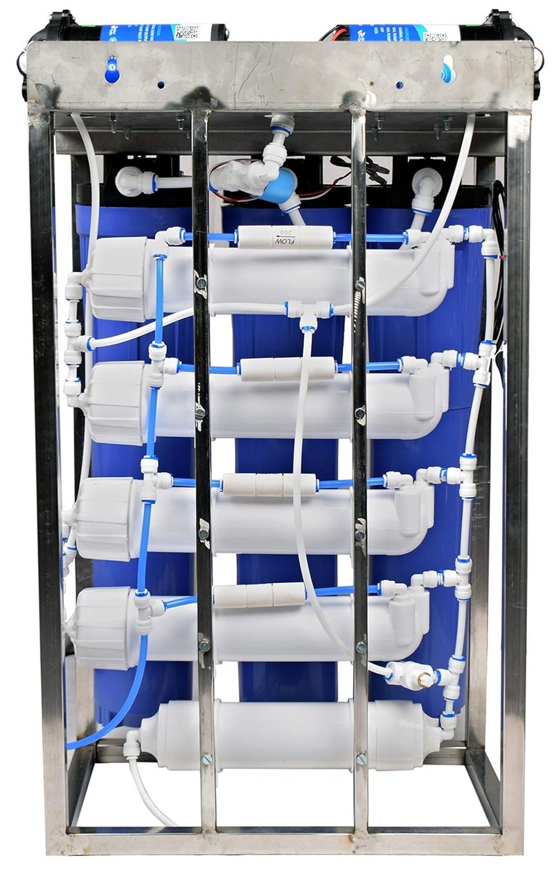 WHOLER WHOLER 50 Lph Commercial Ro Water Purifier PlantFilter Double Purification 50 Litre Per Hour With Uv Tds Adjuster Auto Shut Off Full Stainless Skid Works Upto 3000 Tds Of WaterSilver - Image 3