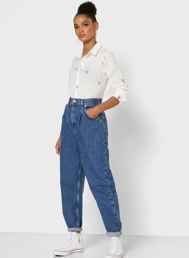 TOPSHOP Balloon Tapered Jeans