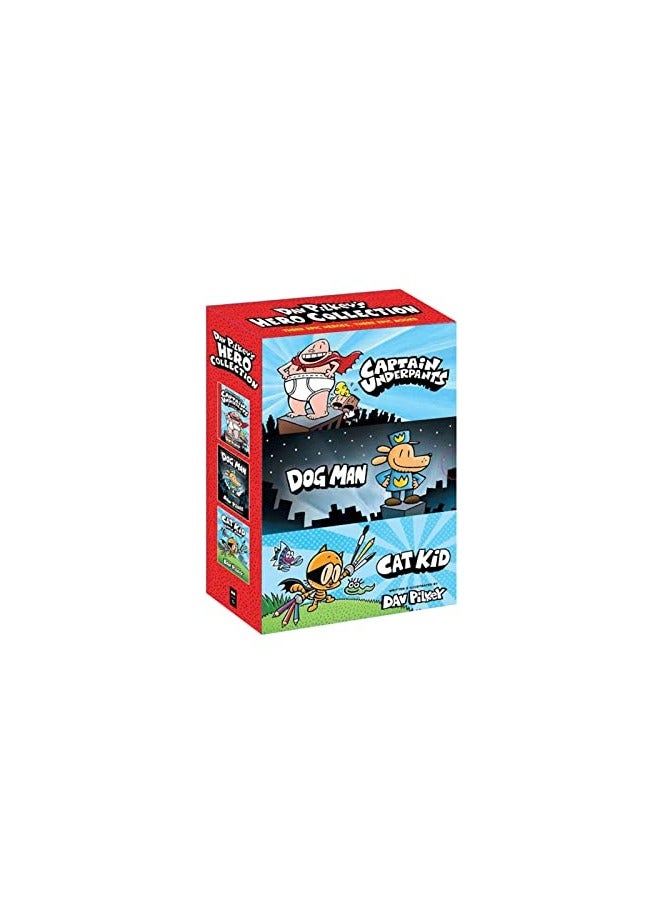 Dav Pilkeys Hero Collection 3Book Boxed Set