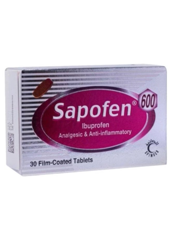 600 mg Tablets 30’s (Ibuprofen)
