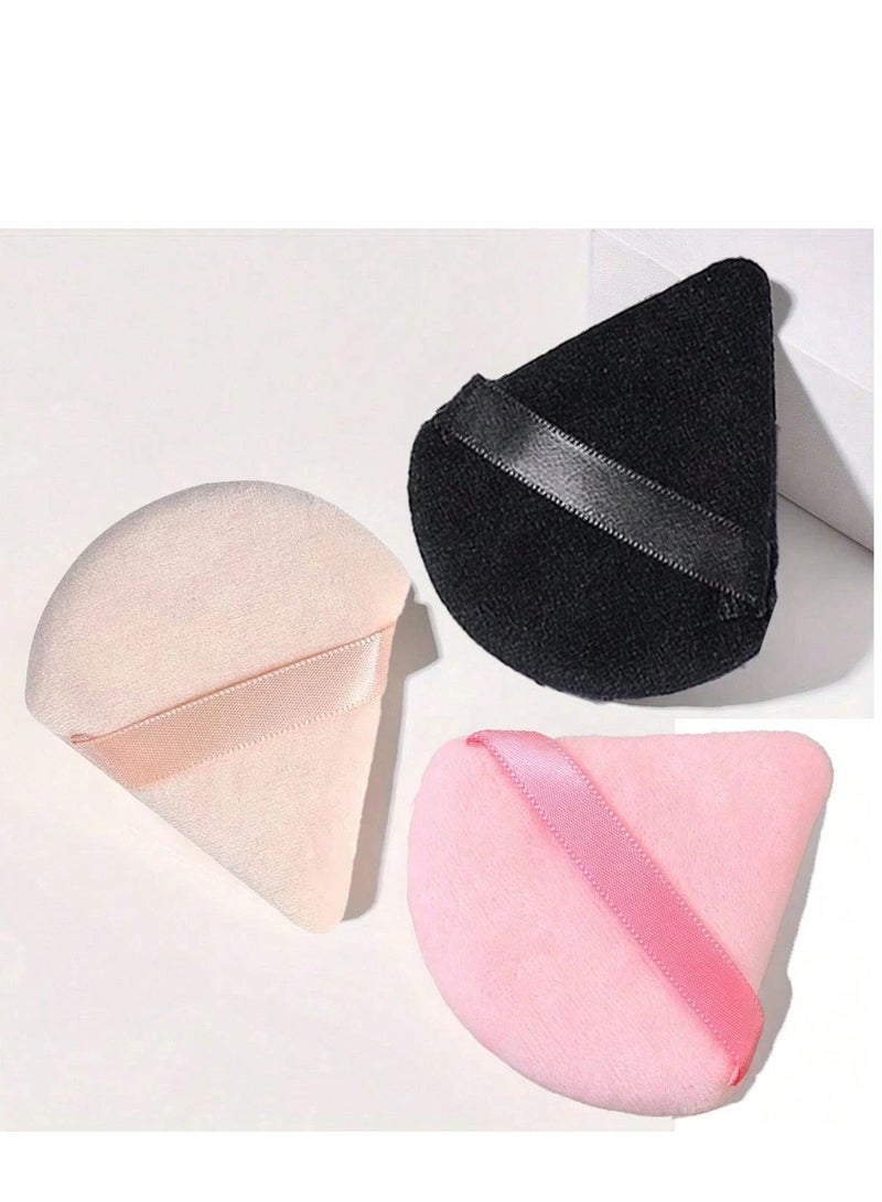 Generic 3-Piece Makeup Sponge Set – Blending Tool for Loose Powder, Foundation, Cosmetics & Body – Lightweight & Washable – Multicolor - Image 1