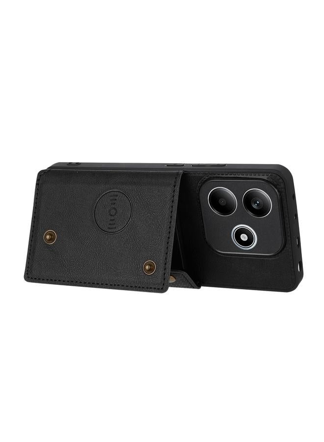 اس-توب جراب لهاتف Redmi Note 14 5G مزود بفتحات بطاقات مزدوجة ومشبك مغناطيسي - Image 4