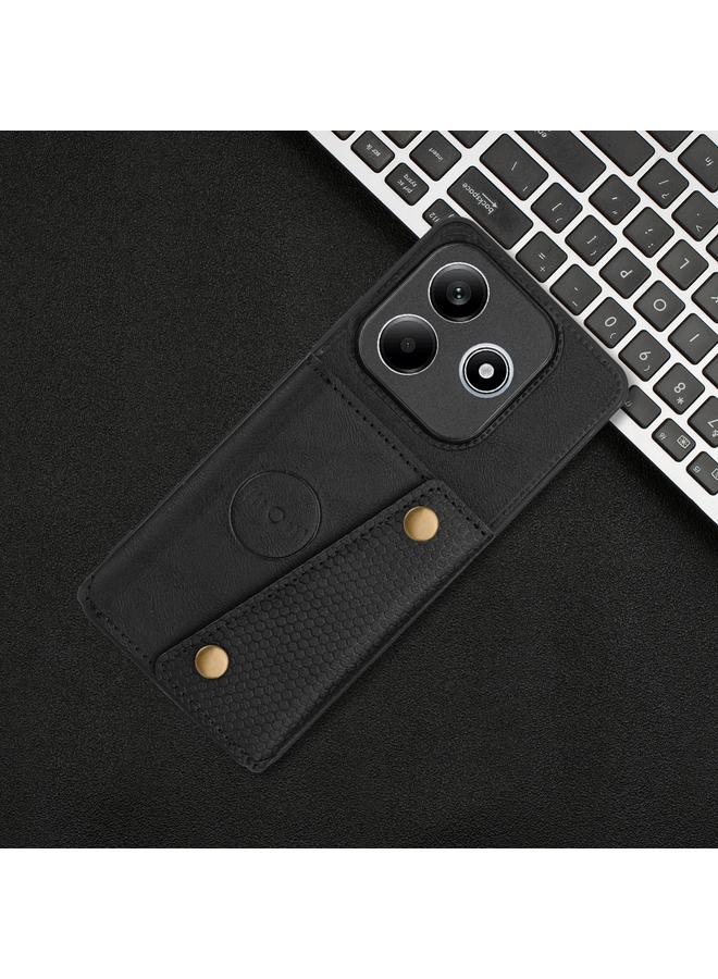 اس-توب جراب لهاتف Redmi Note 14 5G مزود بفتحات بطاقات مزدوجة ومشبك مغناطيسي - Image 2