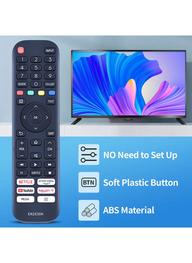 OMETTER - Remote Control For Hisense EN2X30H VIDAA TV Remote Control 32A5600F 32A5620F 40A5600F 40A5620F A20251K Home Smart TV Accessorie - Image 1