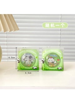 Cute Panda Pencil Sharpener, Portable Dual Hole Red panda (random one)