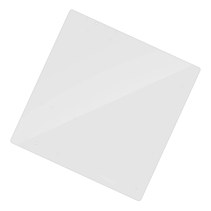 حامل علبة الكمبيوتر الشفاف من الأكريليك إطار مفتوح للوحة أم MATX قابلة للتخصيص DIY - Image 2