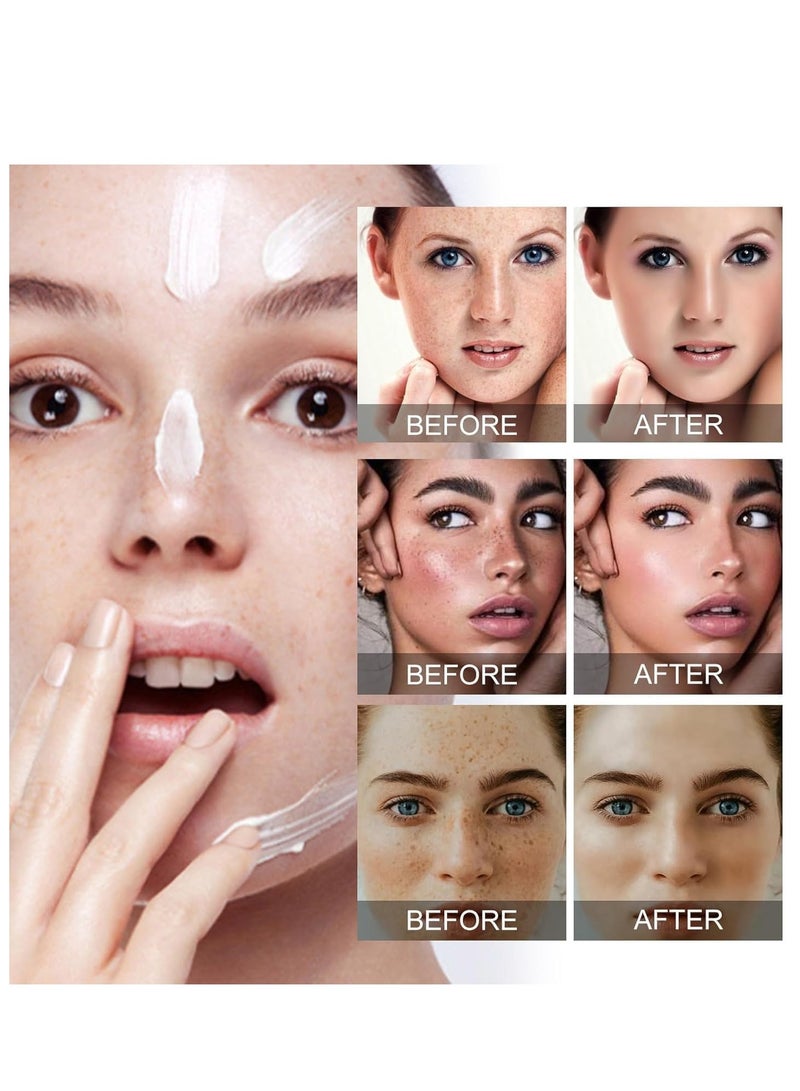 Dark Spot Cream for Face, 3 PCS Against Tired Skin Serum, 2-in-1 Day Care for More Glow and an Even Complexion,Each 20g - Image 2