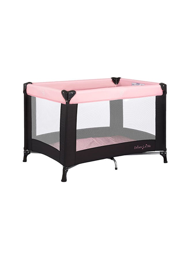 Dream On Me Nest Lightweight, Breathable Mesh, Portable Play Yard With Carry Bag And Shoulder Strap - Pink - Image 1