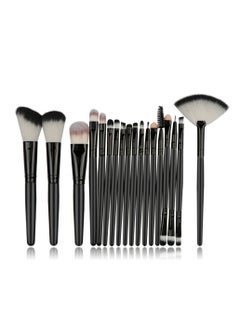 Generic Set of 20 Piece Professional Make up brushes, Premium vegan Angular Brush, Fan Brush, Smudge Brush, Flat Brush, Pocket blender and Make up brushes Pouch.…  - Image 1