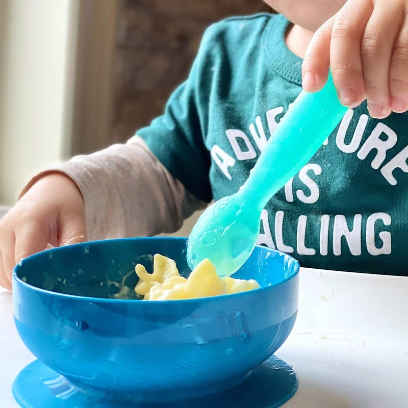 ChooMee Silicone Suction Bowls  Extra Strong Suction with Firm Bowl  Ideal for Infant and Toddler Baby Led Feeding  Medium  Small 2 CT - Image 3