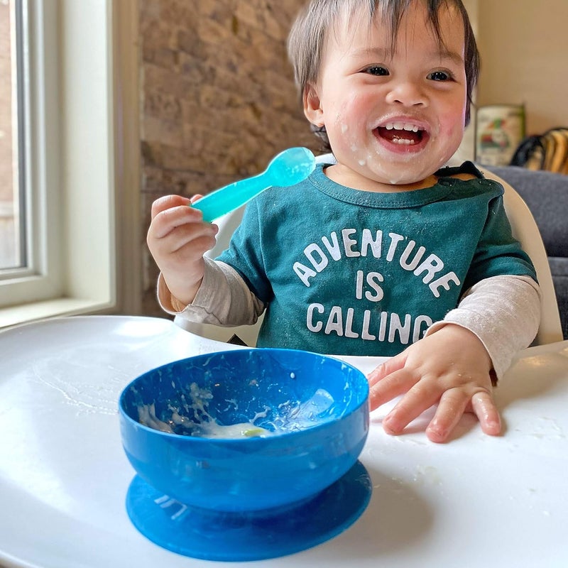 ChooMee Silicone Suction Bowls  Extra Strong Suction with Firm Bowl  Ideal for Infant and Toddler Baby Led Feeding  Medium  Small 2 CT - Image 5