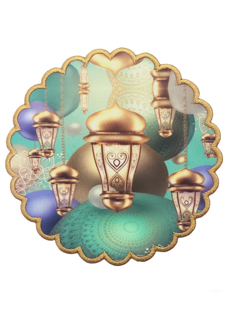 Alwan Ramadan Kareem Set of 6 Coasters and 2 Cushion Covers - Image 4