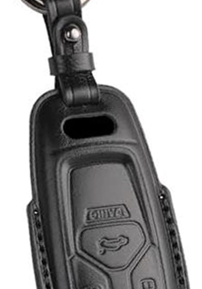 Wivplex Leather Key Fob Cover for Audi Models - Image 1