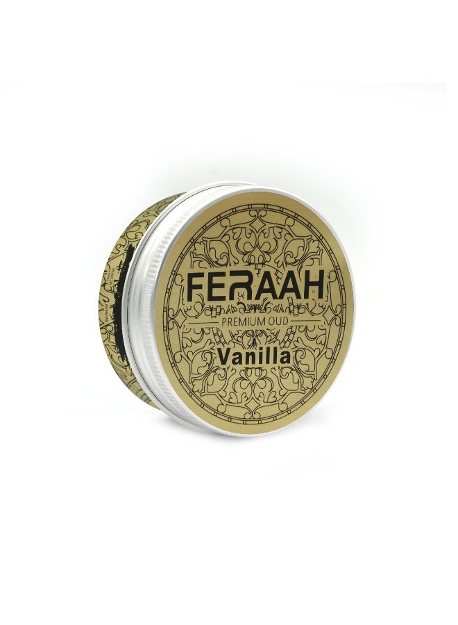 تمثال أرنب ذهبي مزخرف + معطر جو للسيارة برائحة الفانيليا والعود من فيرار | جل عضوي، رائحة تدوم طويلاً، مجموعة مثالية لتزيين المنزل والمكتب ولوحة قيادة السيارة. - Image 3