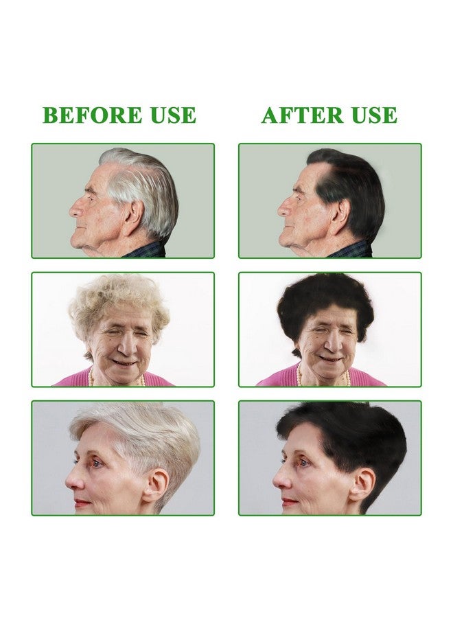 ALIVER Hair Dye Shampoo(Black) Natural Hair Dye Shampoo 3In 1 Hair Dyeing+Nourishing+Growing 500Ml Harmless Hair Care Herbal Essences For Hair And Scalp Hypoallergenic Hair Dye Shampoo - Image 4