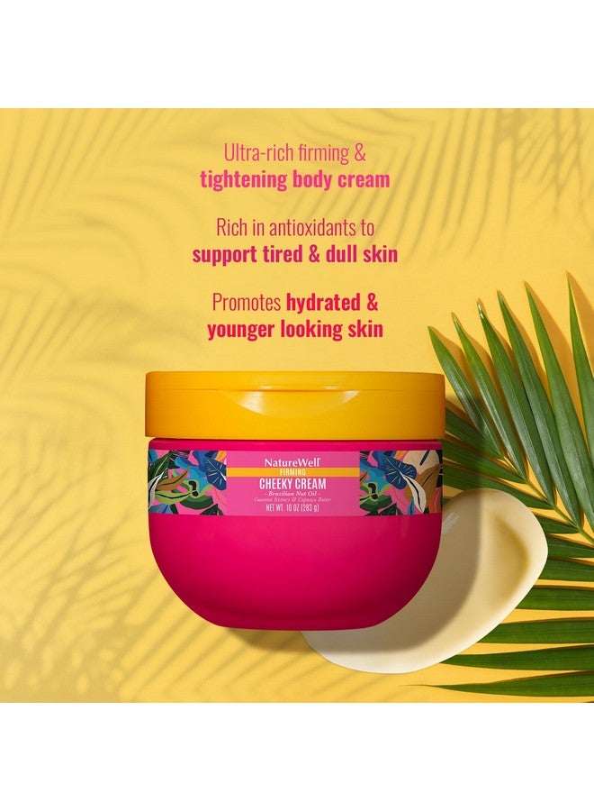 NATURE WELL Ultra-Rich Firming & Tightening Cheeky Body Cream, Promotes Deep Hydration, Fast Absorbing, Scents of Pistachio Cream, Almond Blossom, Brazil Nut, Cupuacu, Coconut, & Salted Caramel, 10 Oz - Image 5