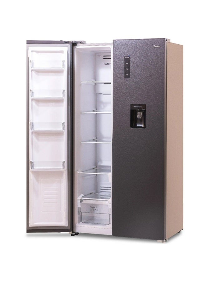 Terim Side-by-Side Refrigerator TERRSBS720WD1,  720L Gross Capacity , Inverter Compressor, Total No Frost, Digital Display, Water Dispenser, Multi Air Flow - Image 5