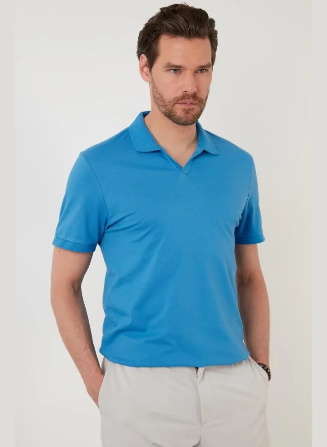 Buratti  Buratti Regular Fit Cotton Polo Neck T Shirt Men's Polo Neck T Shirt 5902141 for Men | Best Price UAE