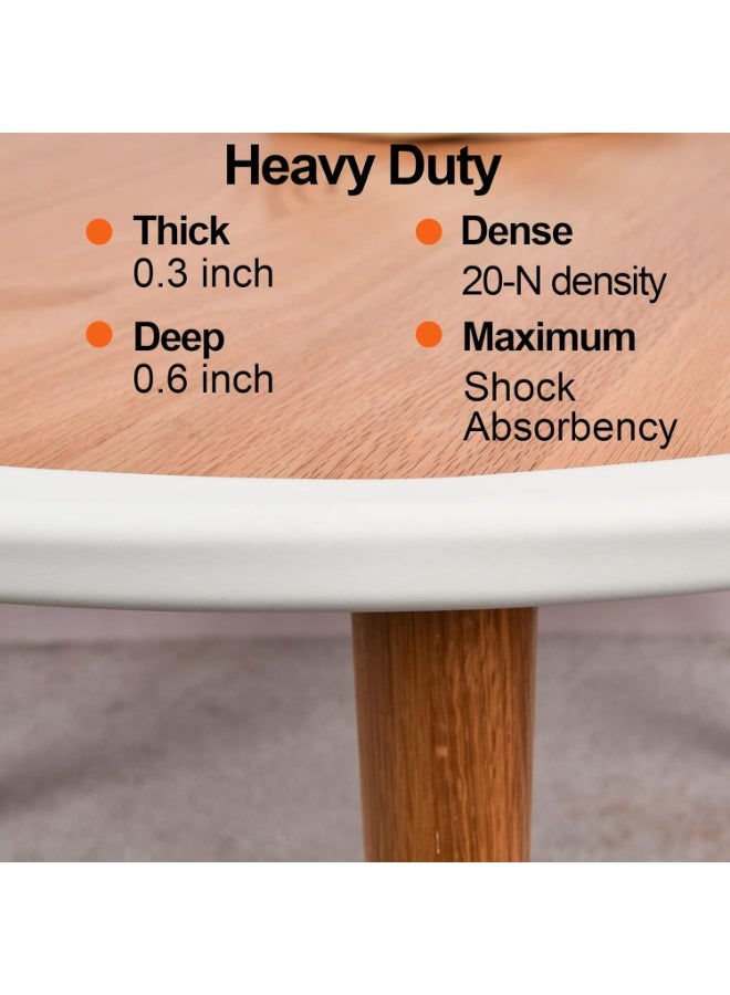 RADIANCES 6.5 FT Baby Proofing Edge and Corner Guards, Safety Furniture Bumper, Baby Corner Protector for Fireplace, Table, Stair, Cabinet, double Adhesive, White - Image 2