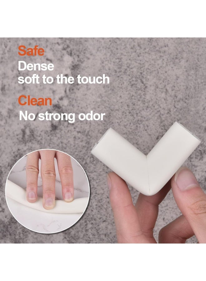 RADIANCES 6.5 FT Baby Proofing Edge and Corner Guards, Safety Furniture Bumper, Baby Corner Protector for Fireplace, Table, Stair, Cabinet, double Adhesive, White - Image 4