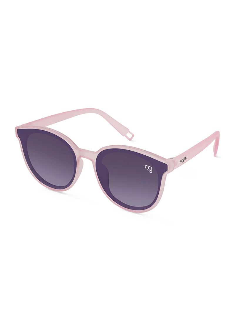 Woggles Eyeshield Light Pink Round Kids Sunglasses