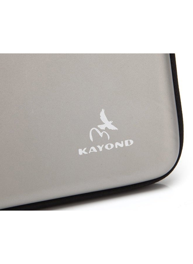 KAYOND Portable Hard Carrying Travel Storage Case for External USB, DVD, CD, Blu-ray Rewriter/Writer and Optical Drives (Gray) - Image 4