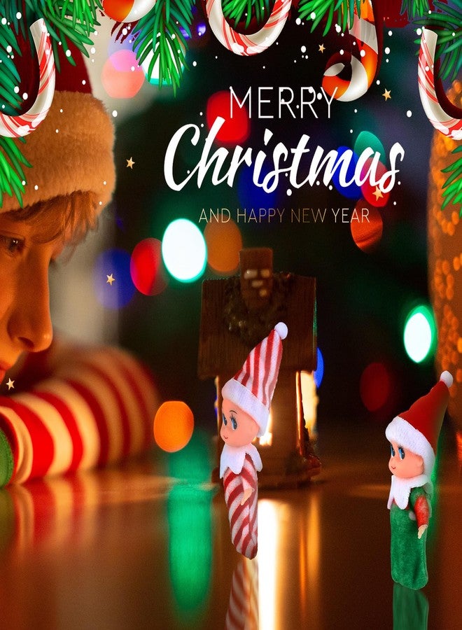 Skylety 6 Pieces Christmas Elf Tiny Elves Miniature Toys Christmas Decorations Accessories Stocking Stuffers for Xmas Adults(Classic Style) - Image 5