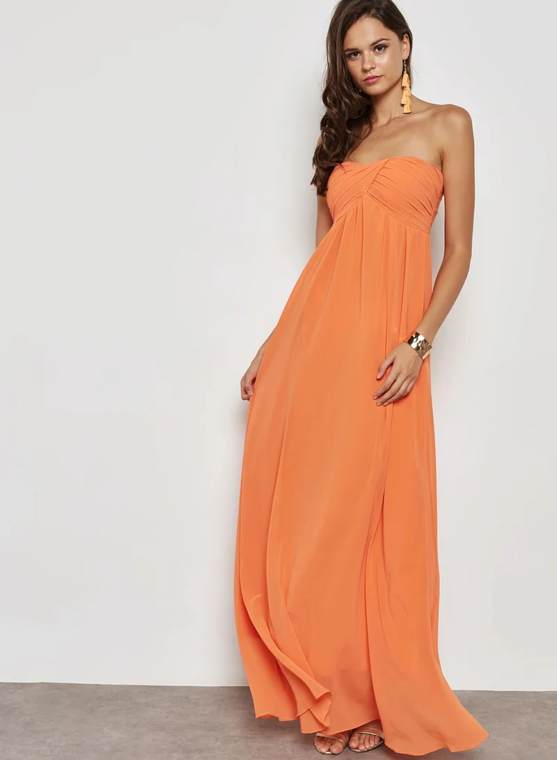 Missguided Bandeau Maxi Dress