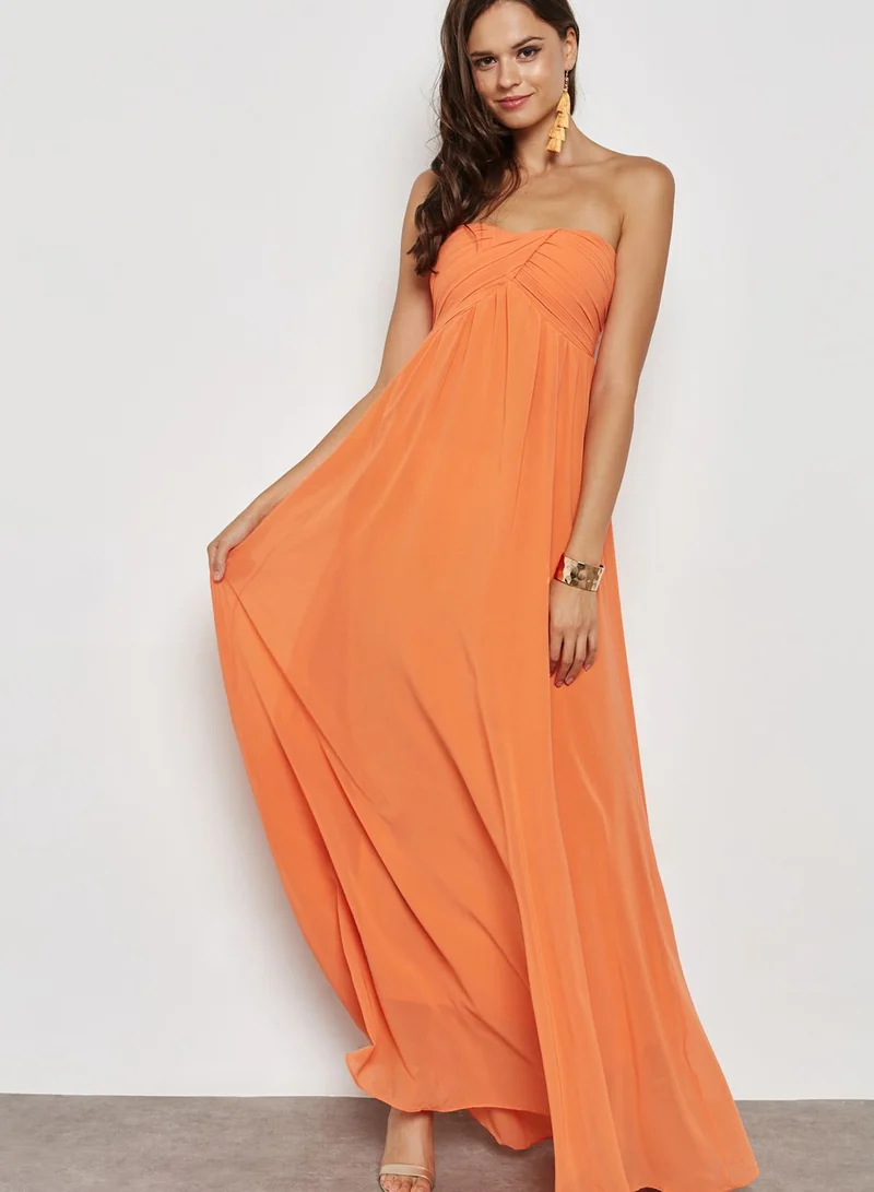 Missguided Bandeau Maxi Dress