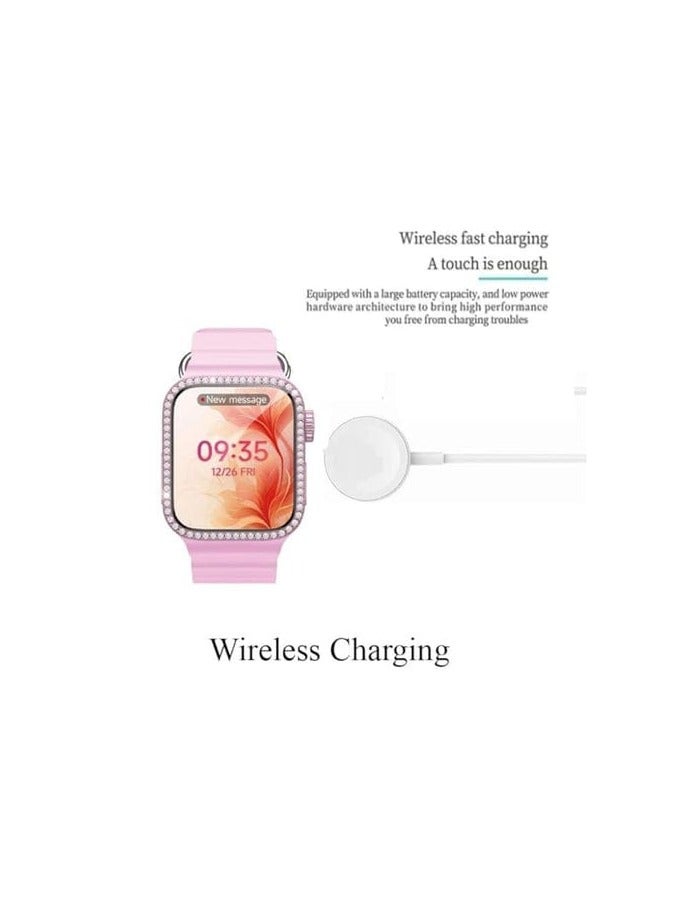 modio All-in-One Fashionable Smartwatch: Modio MW19 Mini with 36mm Compact Display, Four Customizable Straps, Health Monitoring, and Exclusive Jewelry Accessories - Image 2