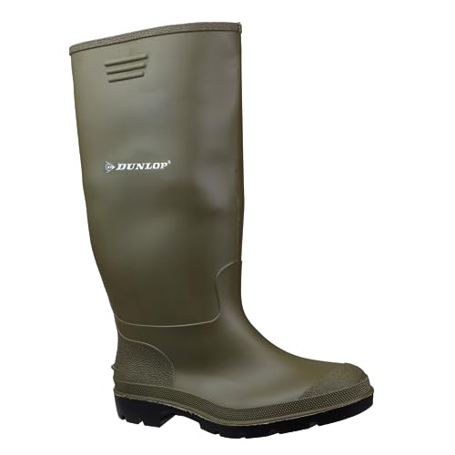 Dunlop Unisex Adult Pricemastor Wellington Boots, Green, 9 UK - Image 4