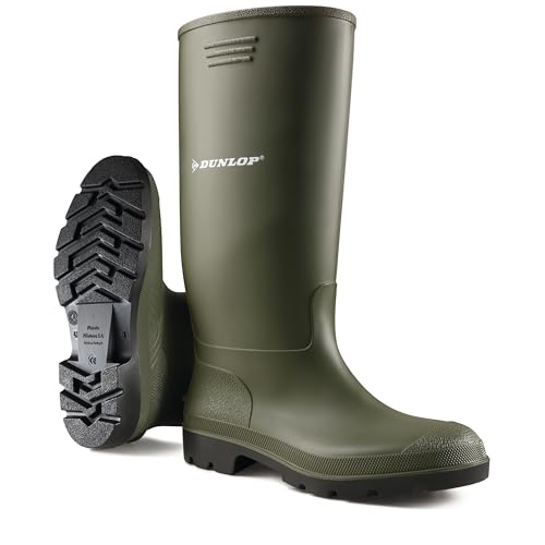 Dunlop Unisex Adult Pricemastor Wellington Boots, Green, 9 UK - Image 1