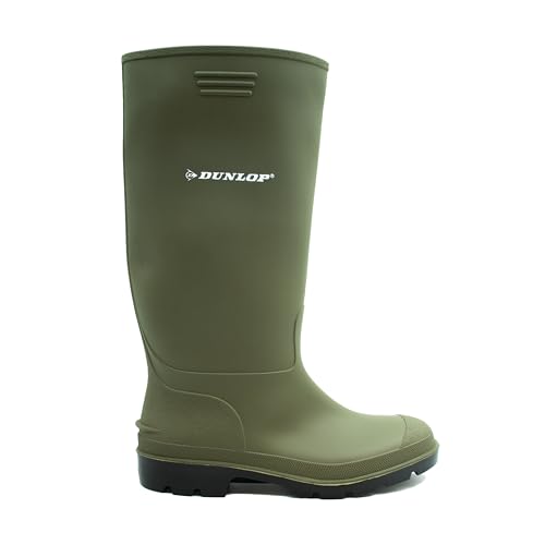 Dunlop Unisex Adult Pricemastor Wellington Boots, Green, 9 UK - Image 3