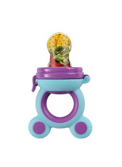 BabyGo Organic Baby'S Bpa Free Silicone Nipple Food Nibbler For Fruits With Storage Box (Multicolor) (Simple Design)  - Image 3