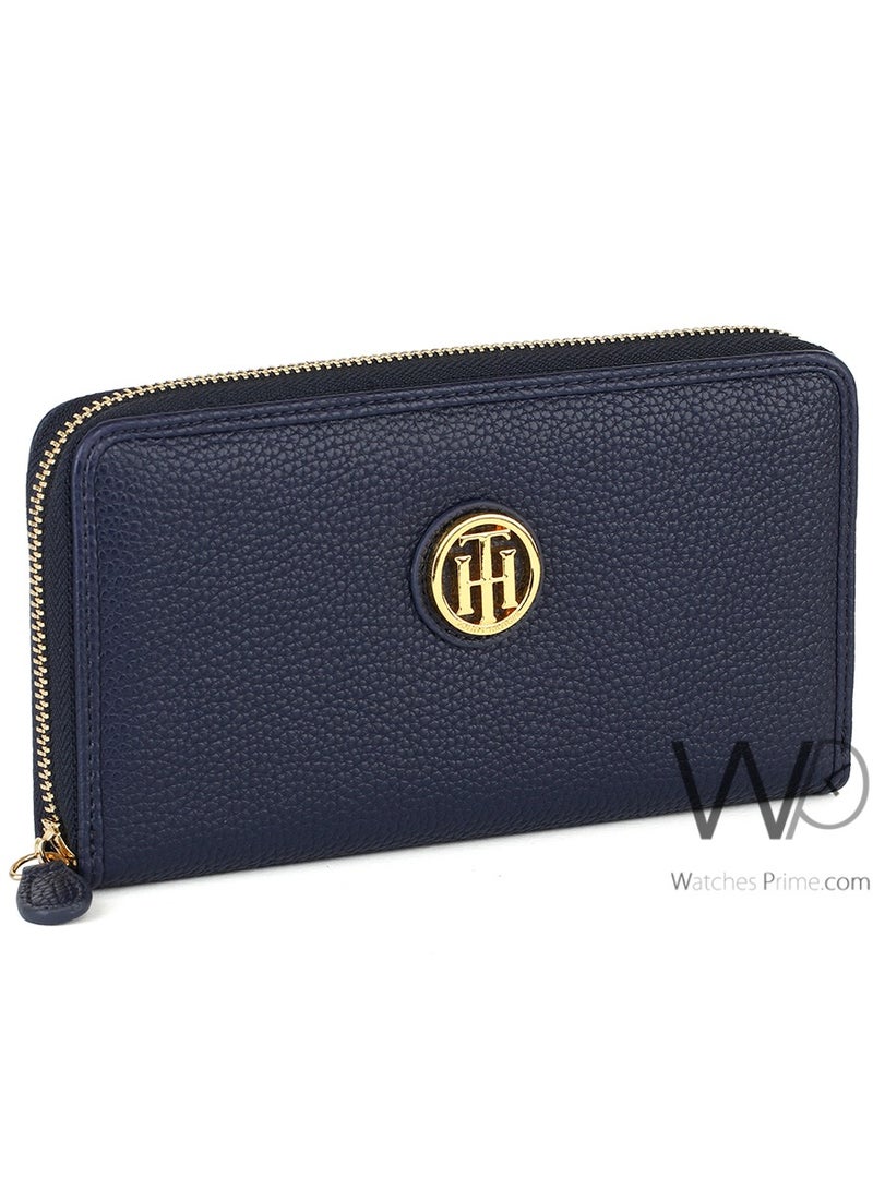 Tommy Hilfiger Plus Tommy Hilfiger with TH Tommy logo Navy blue wallet for women - Image 1