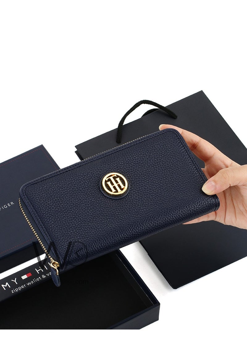 Tommy Hilfiger Plus Tommy Hilfiger with TH Tommy logo Navy blue wallet for women - Image 4