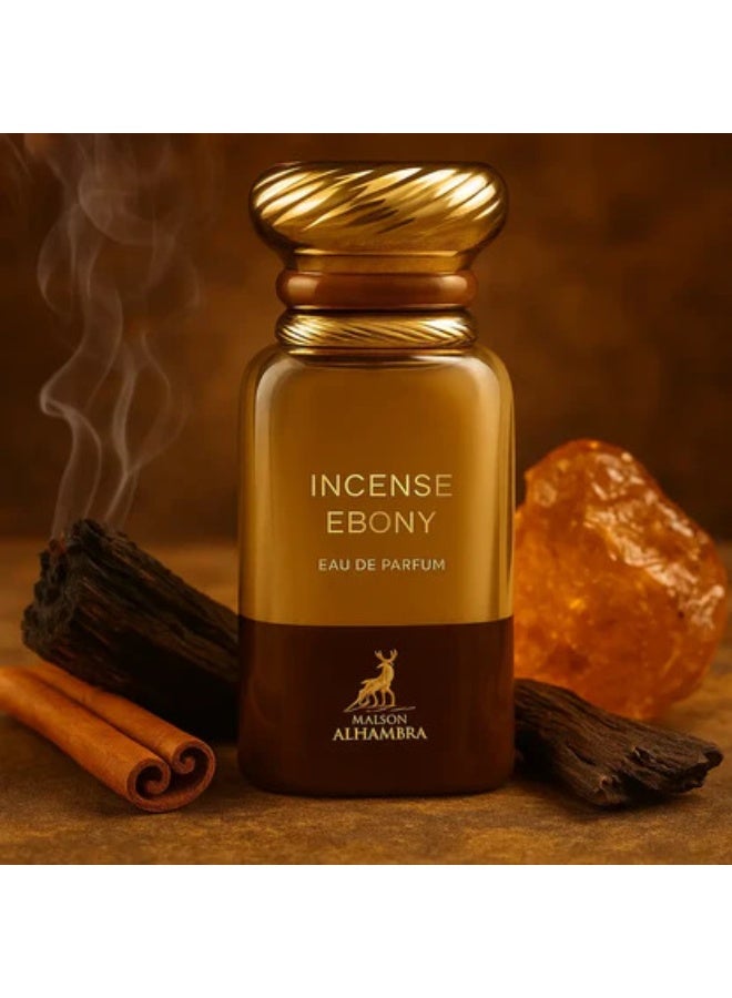 MAISON ALHAMBRA INCENSE EBONY EDP 80ML - Image 3