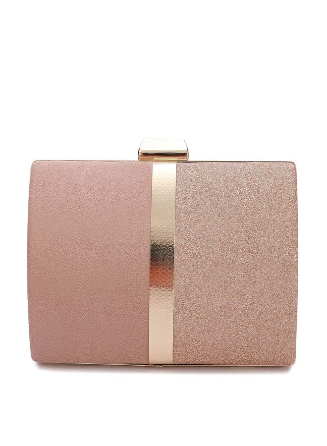 CARIEDO Glittery Color-Block Evening Clutch Bag for Women Sparkly Party Clutch Purse Elegant Wedding Prom Handbag - Image 1