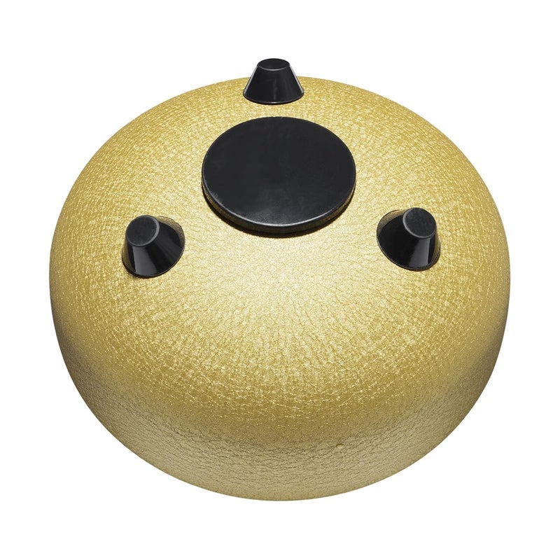 FYA 6 Inch Steel Tongue Drum 8 Notes C Major for Kids and Adults with Rubber Mallets, Finger Picks and Padded Travel Bag, Unique Gifts for Him or Her (Golden) - Image 4