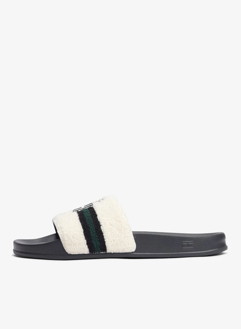 Tommy Hilfiger Global Stripe Towelling Pool Slides