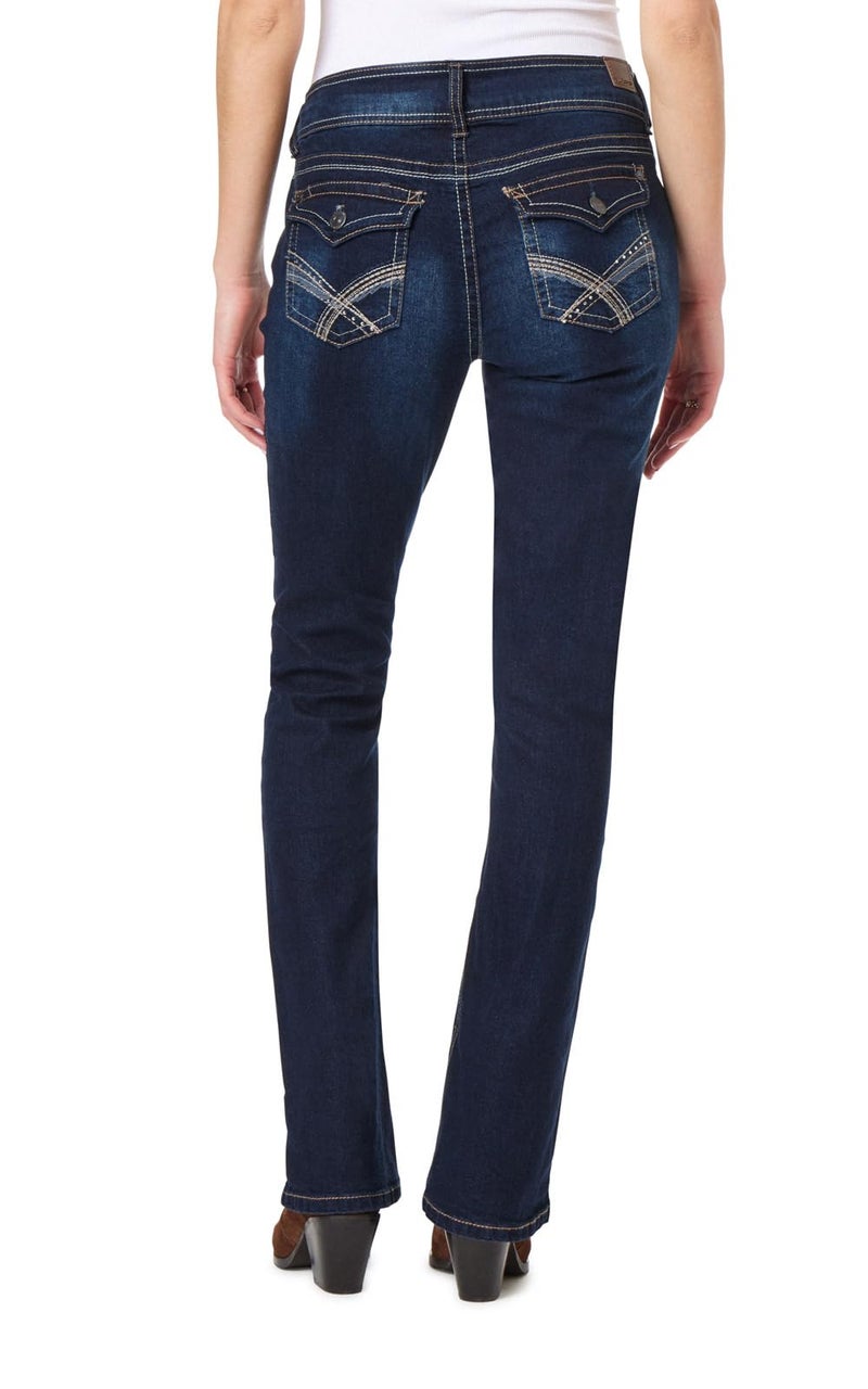 WallFlower Women's InstaStretch Luscious Curvy Bootcut Jeans, Betsy, (13) - Image 2