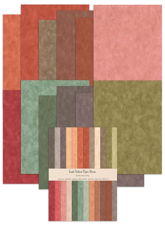 iKammo Boho Scrapbook Paper Bright Colored Card stock,Thick CardStock Paper,24 Sheets Double-sided Patterned Scrapbook Paper Cut-Paper for Crafting, Christmas DIY Card Making, Scrapbooking. - Image 1