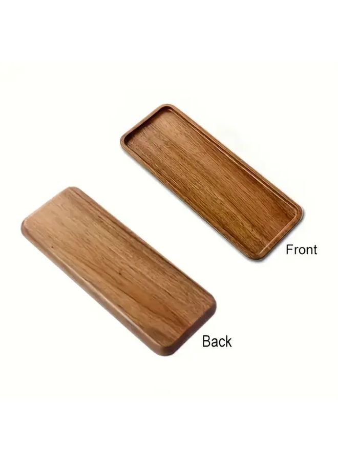Rectangular Wooden Display Trays 4pcs Set For Cake Dessert Food Plate - Image 5