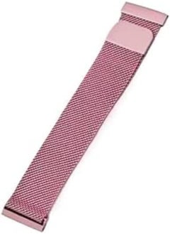 G-Power Stainless Steel Replacement Wrist Band Strap With Elegant Simple Design And High Elasticity Design Specially For Huawei Smart Watches Gt2/Gt2 Pro/Gear S3 - Pink