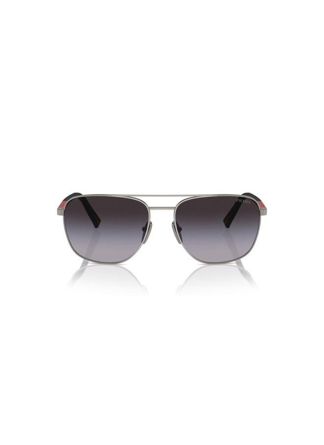 Prada Linea Rossa - Linnea Rossa Model Sunglasses For Men Oval Black Model S; model; 54zs, 60, 5AV, 09U - Image 1