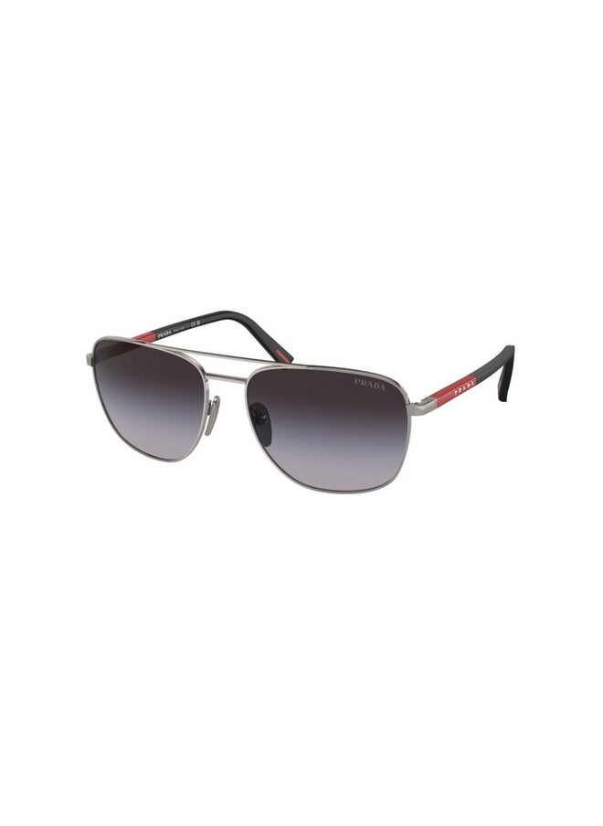 Prada Linea Rossa - Linnea Rossa Model Sunglasses For Men Oval Black Model S; model; 54zs, 60, 5AV, 09U - Image 1
