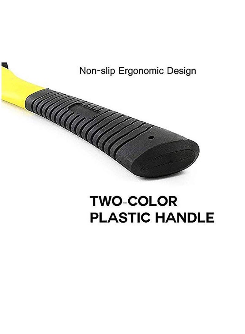 بوس_لايف_ستايل أدوات البستنة فأس الفأس جسم من الألياف الزجاجية مقبض مطاطي فأس قطع الخشب، فأس التخييم، فأس السلامة 1 كجم - Image 3